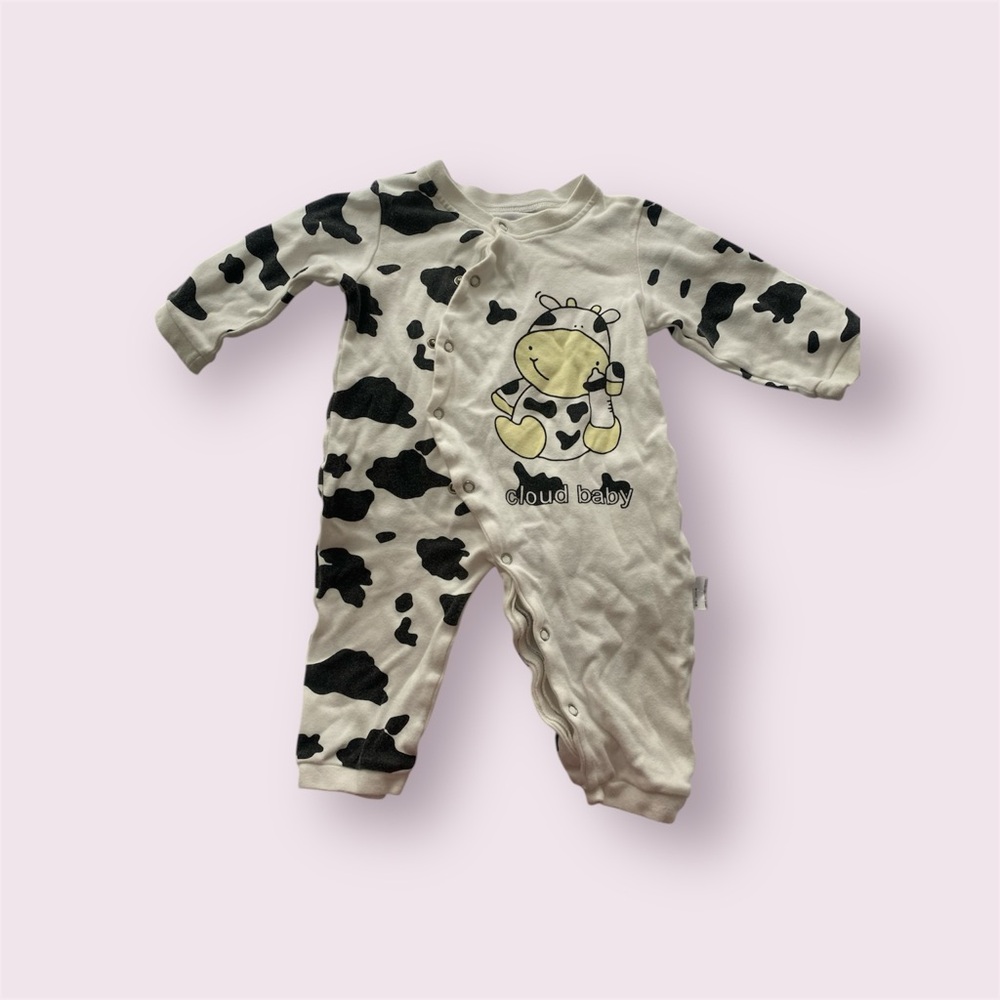 Baby Cow Print Onesie